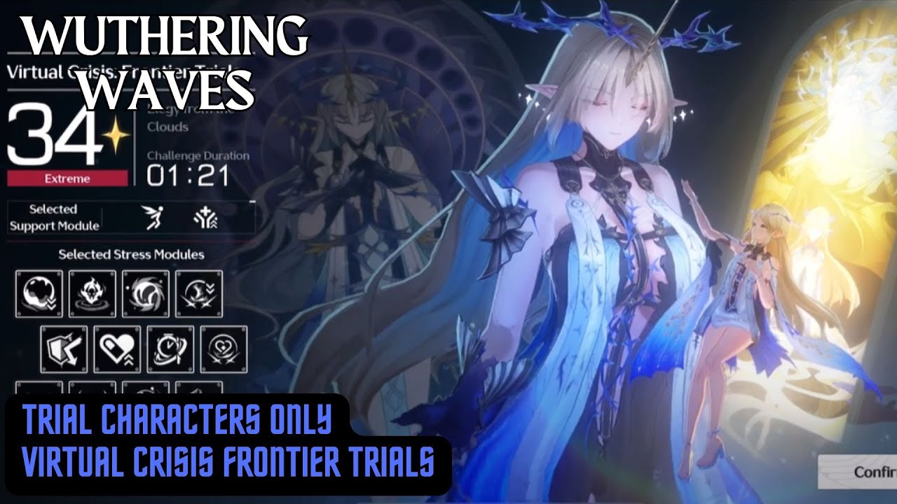 Event Virtual Crisis: Frontier Trials - TRIAL CHARACTERS ONLY Full Gameplay | Wuthering 2.4