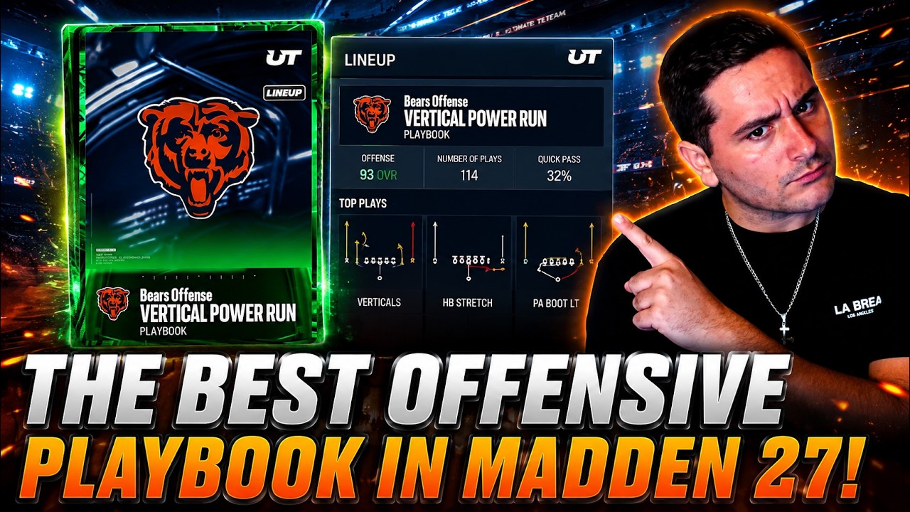 ЛУЧШАЯ АТАКУЮЩАЯ СХЕМА В MADDEN 27! / КАК ПОЛУЧИТЬ СХЕМЫ В MUT 27!