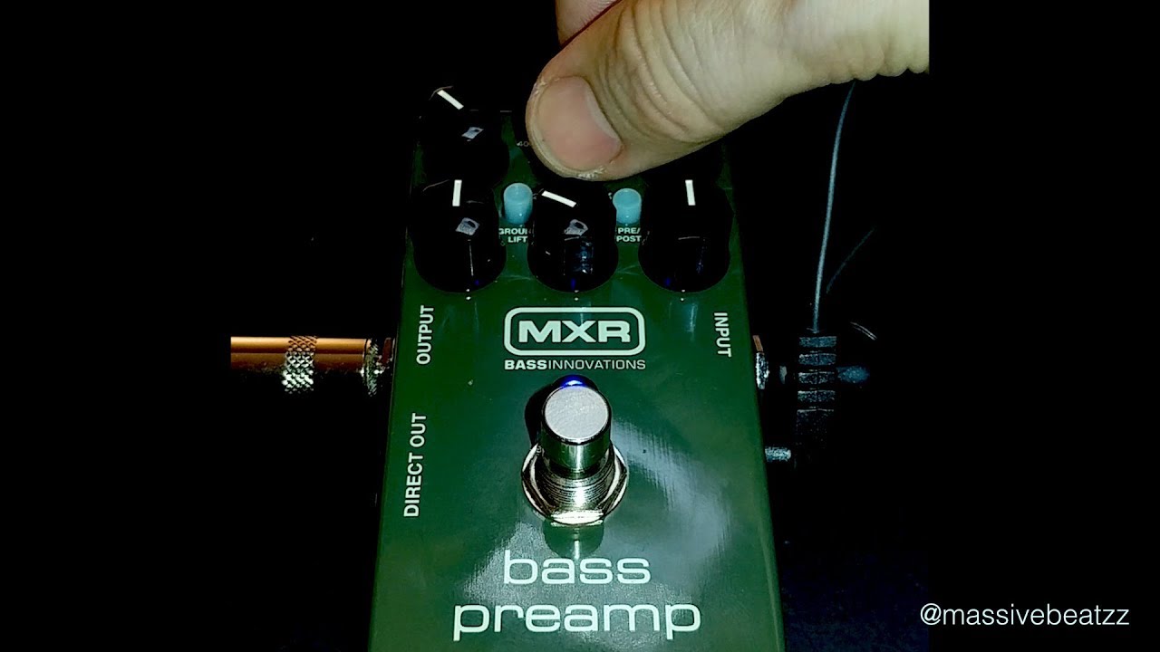 Басовый предусилитель и DI MXR M81 — полный обзор