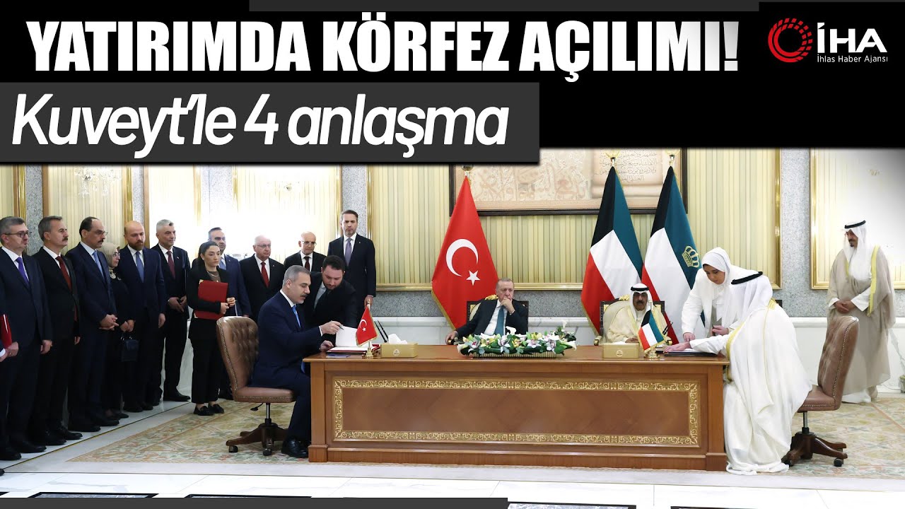 Türkiye İle Kuveyt Arasında 4 Anlaşma İmzalandı