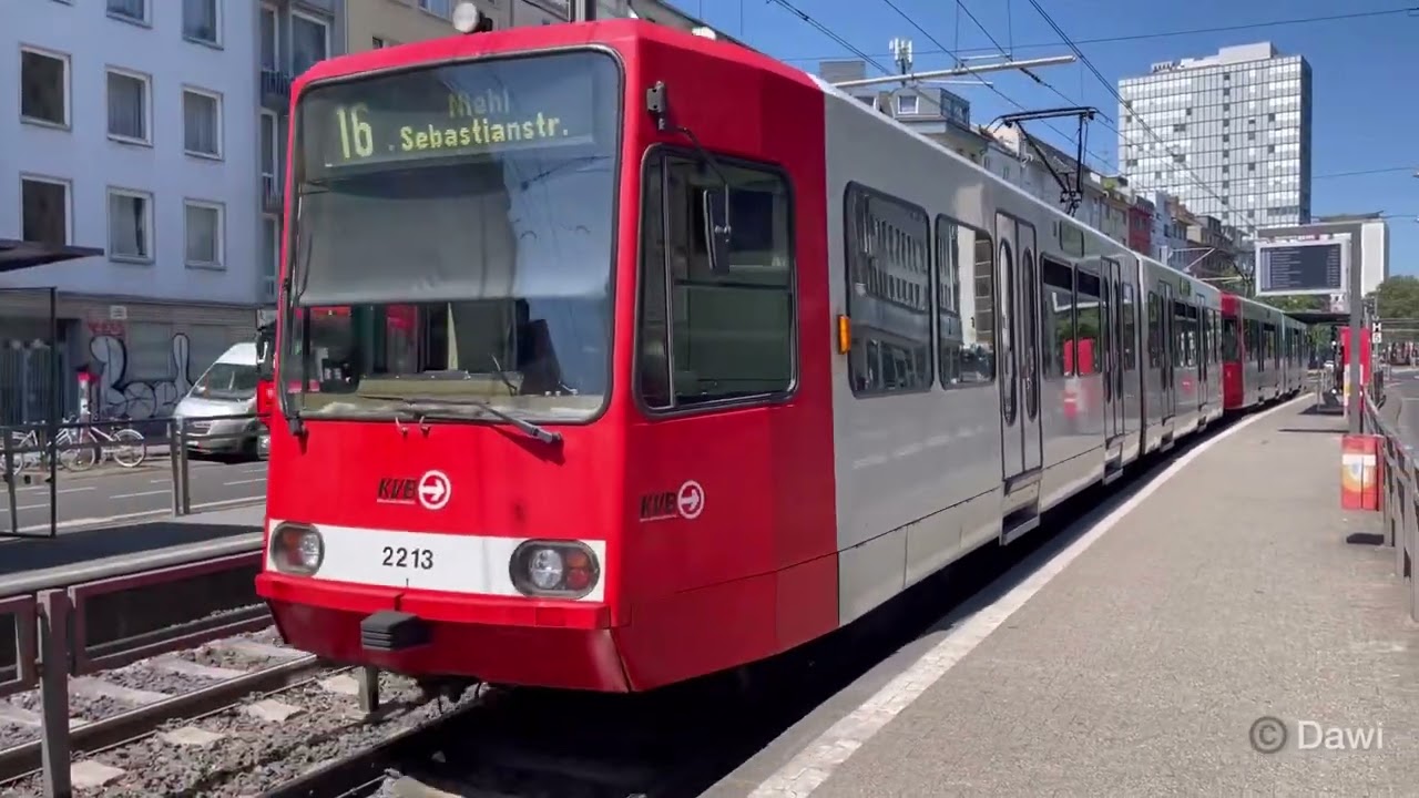 KVB Stadtbahnen in Köln am 07.07.2023