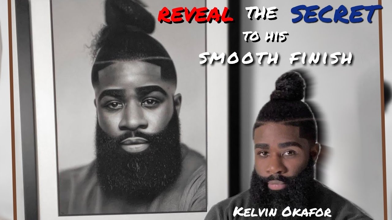 Kelvin Okafor Reviews Secret to Smooth Finish Drawing | Hyperrealism #artist #secret #review #art