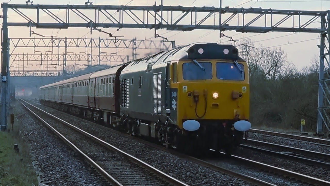 50050 'fearless' powers out of Milton Keynes Central 'The Fearless Express' 12/02/26