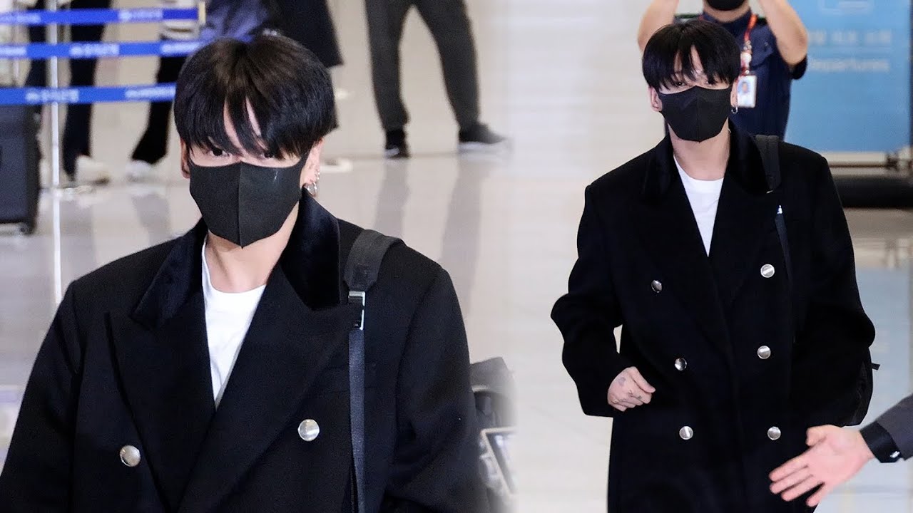 BTS 정국 JUNGKOOK (방탄소년단) ‘GOLDEN’ 앨범 컴백 미국 활동 출국 Departure 직캠 | 인천공항 • 231105