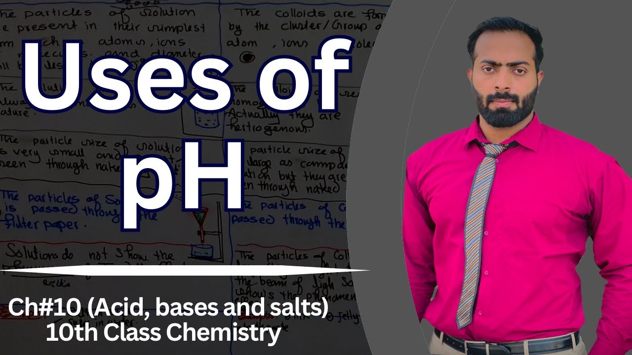 Uses of pH | chemistry class 10 chapter 10