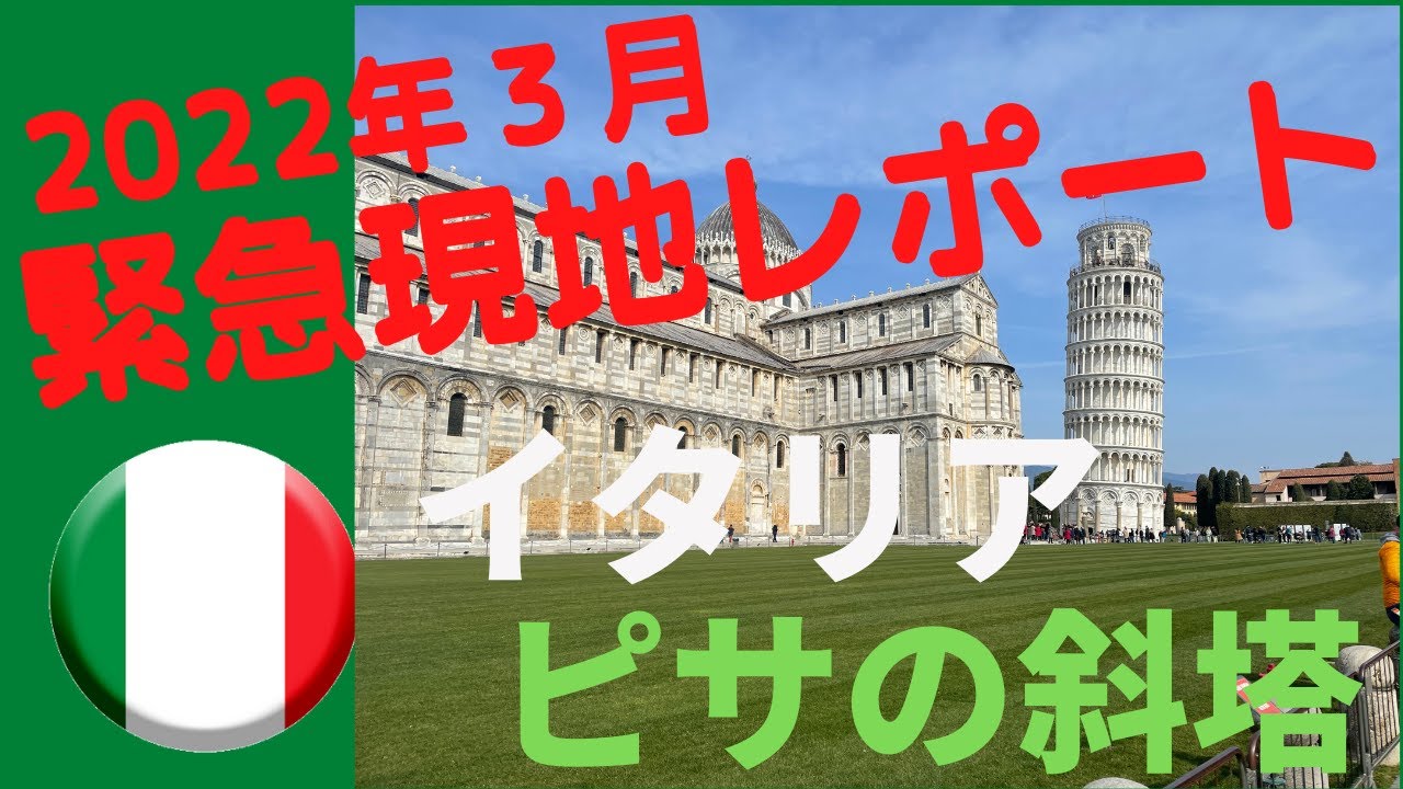 現地レポート　3月　イタリア　念願のピサの斜塔に登ってきました。