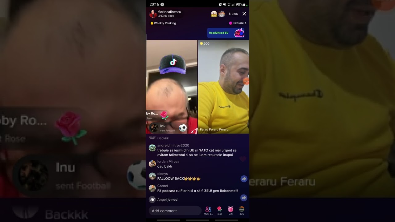 Florin Călinescu vs feraru!!!!!discuții aprinse!!! subscribe vă rog frumos!!!!