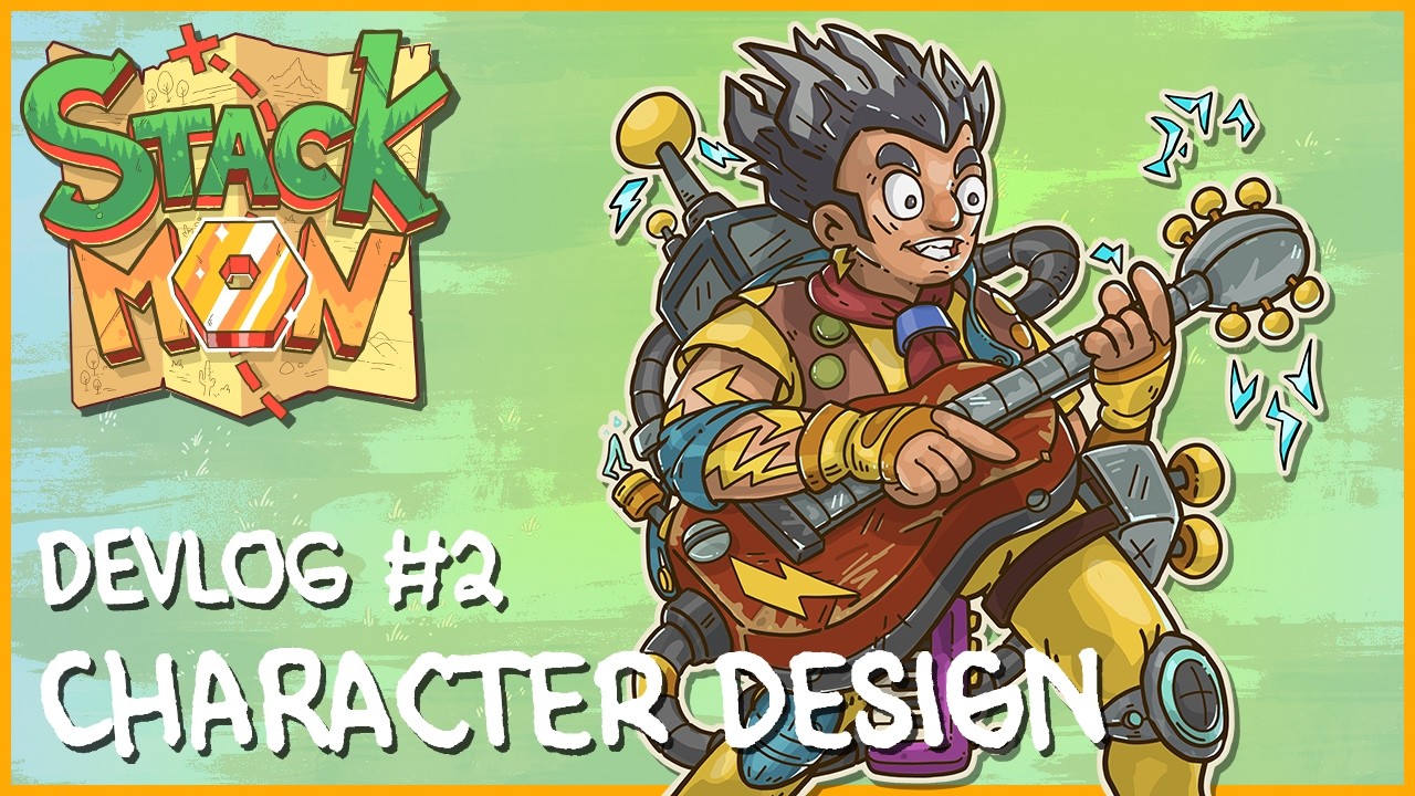 STACKMON - DEVLOG #2 CHARACTER DESIGN