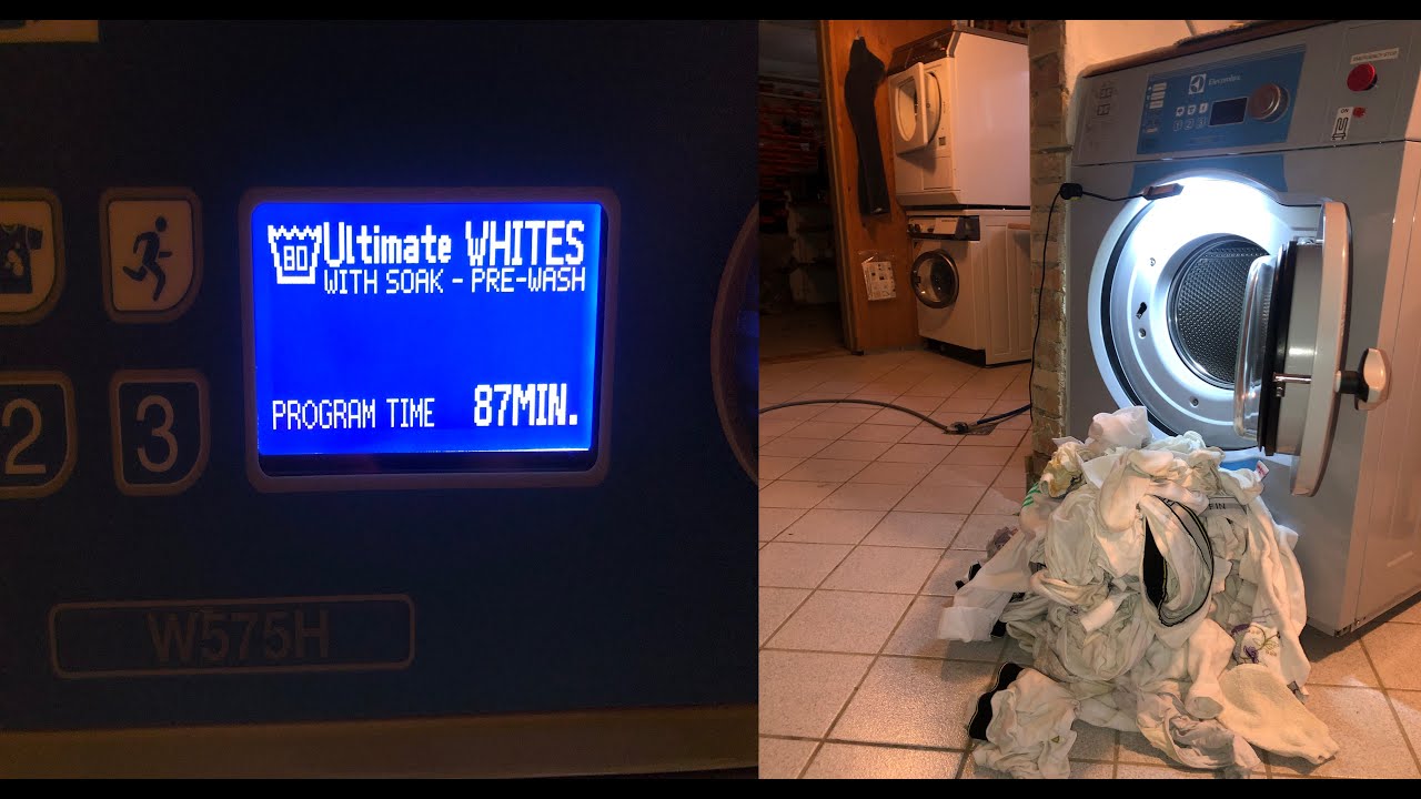 Electrolux Professional W575H - Ultimate WHITES 80°C with Soak + Pre-Wash (Custom programme)