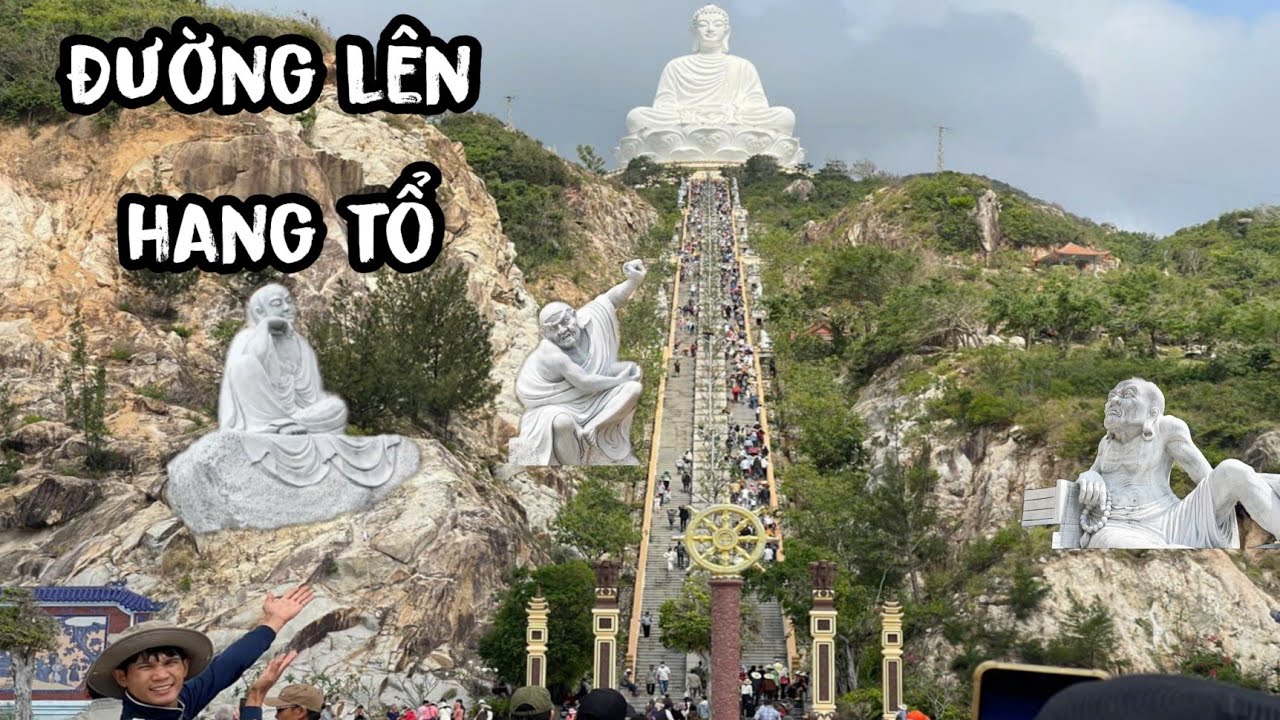 Đường lên hang tổ, 1000 mét đi bộ - The path to the ancestral cave is a 1000-meter walk