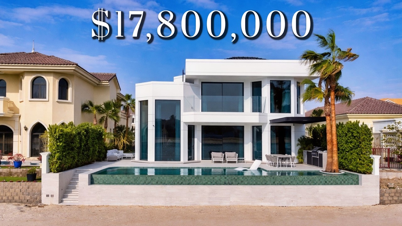 Inside a $17,800,000 ULTRA LUXURY BEACHSIDE  Villa - Palm Jumeirah, Dubai