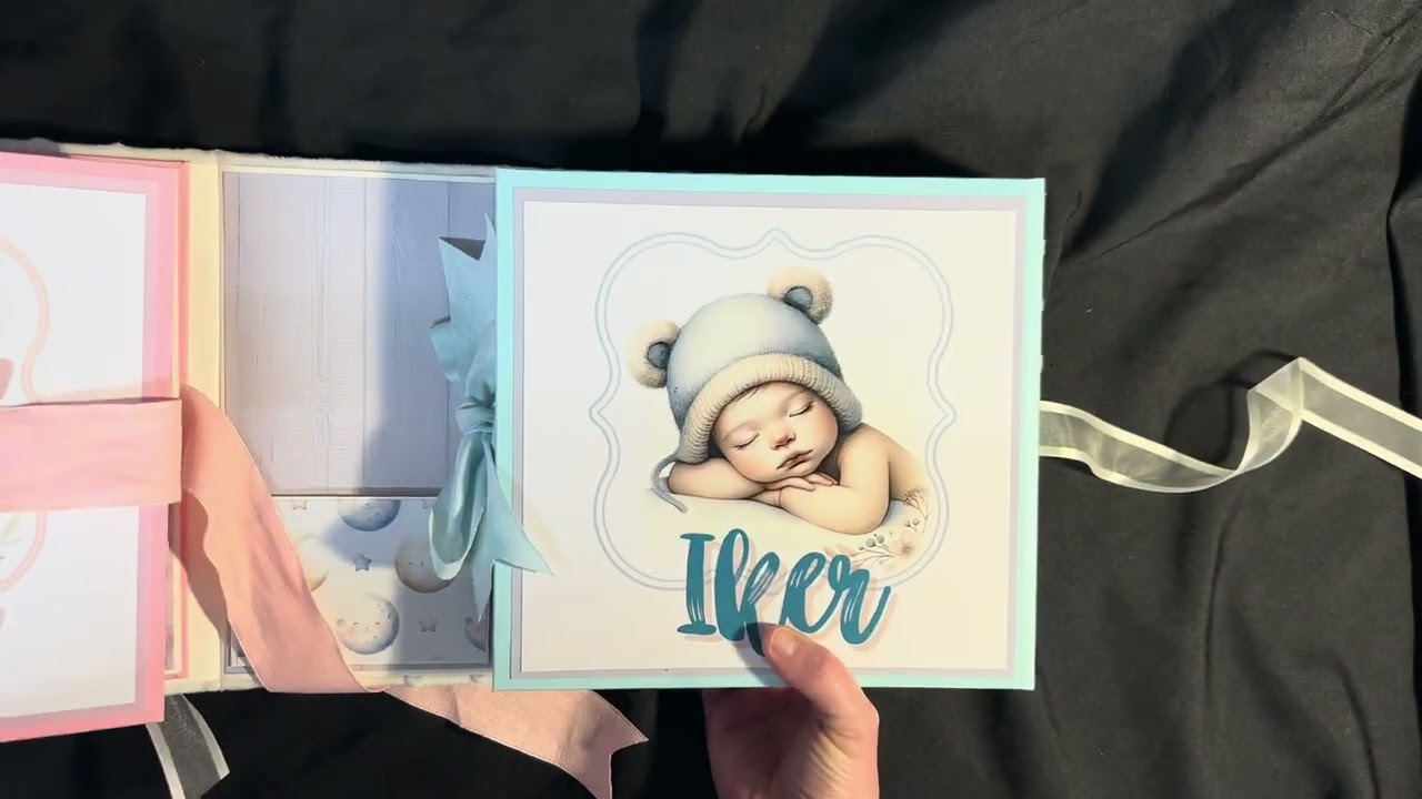 Álbum para dos bebés mixto con colecciones de Etsy