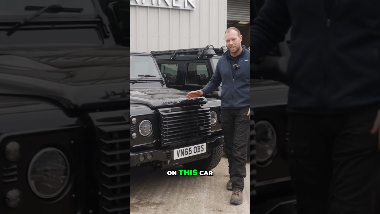The Ultimate Alcantara Half Leather Seats | Land Rover Defender 110 for Sale