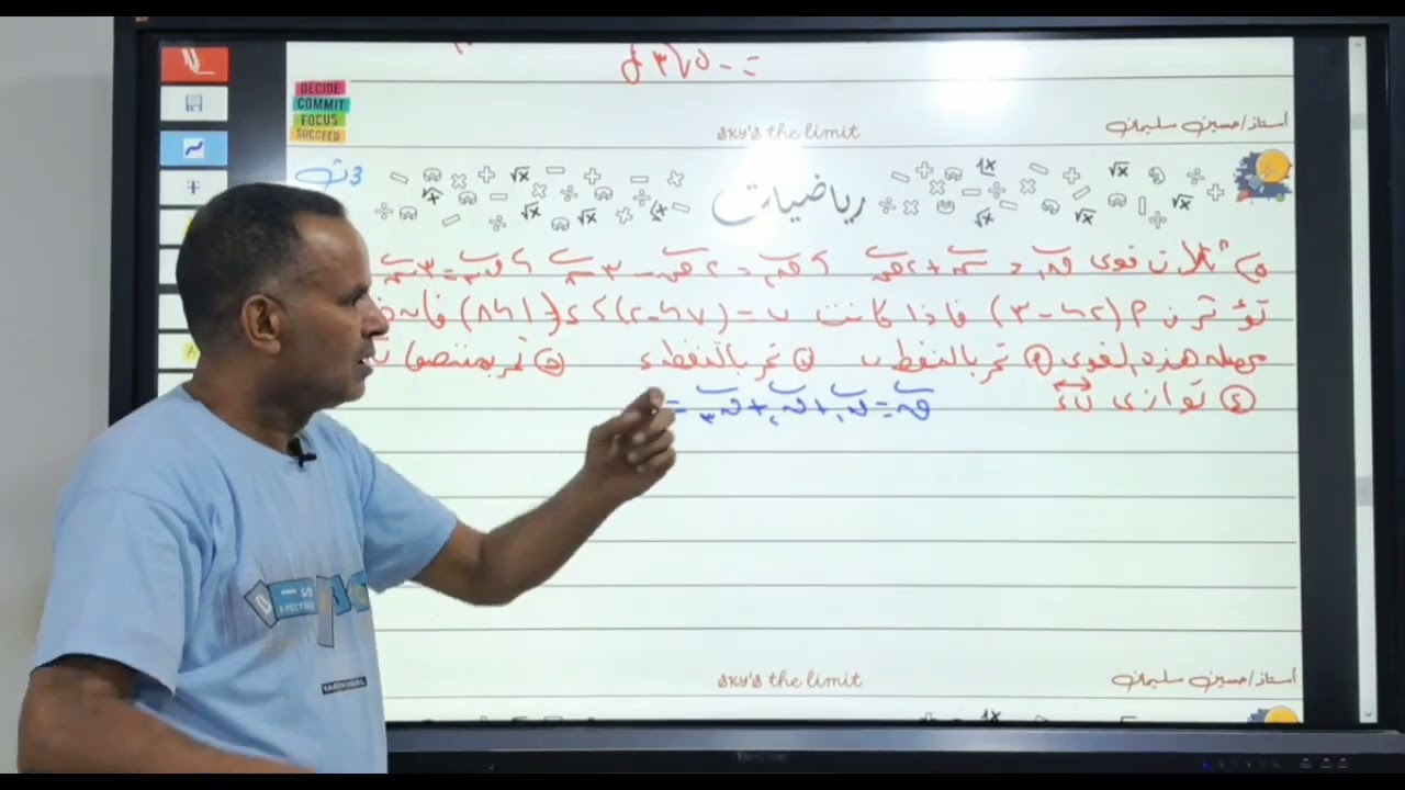 حل افكار عليا فى العزوم للصف الثالث الثانوى