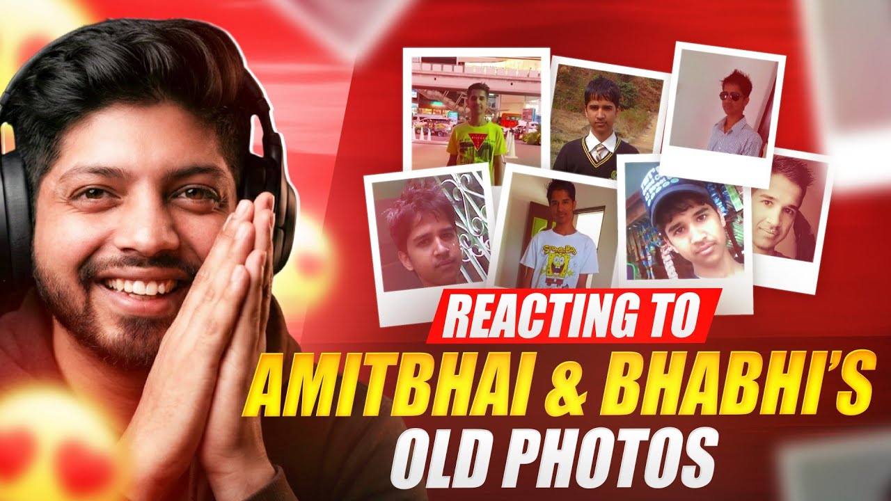 Reacting to Amitbhai & Bhabhi’s Cute & Crazy Childhood Pics 😍 | Romeo Gamer