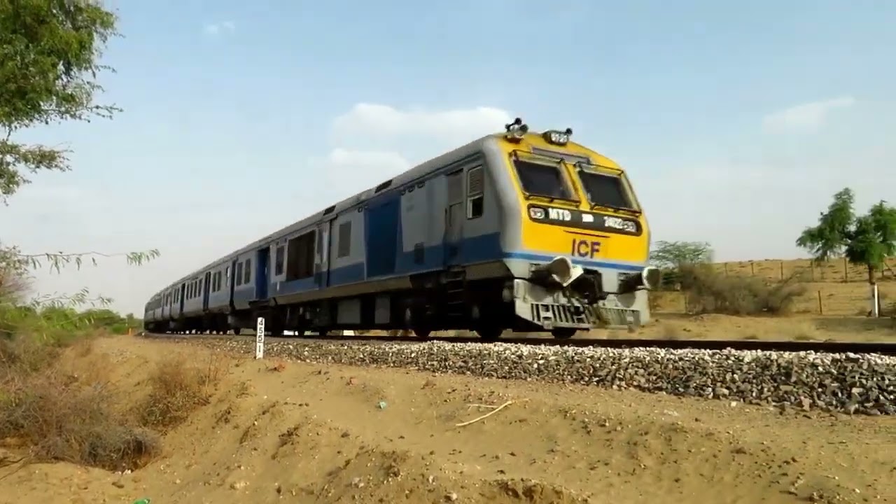 DEMU - Beautiful Small Diesel Local Train of India