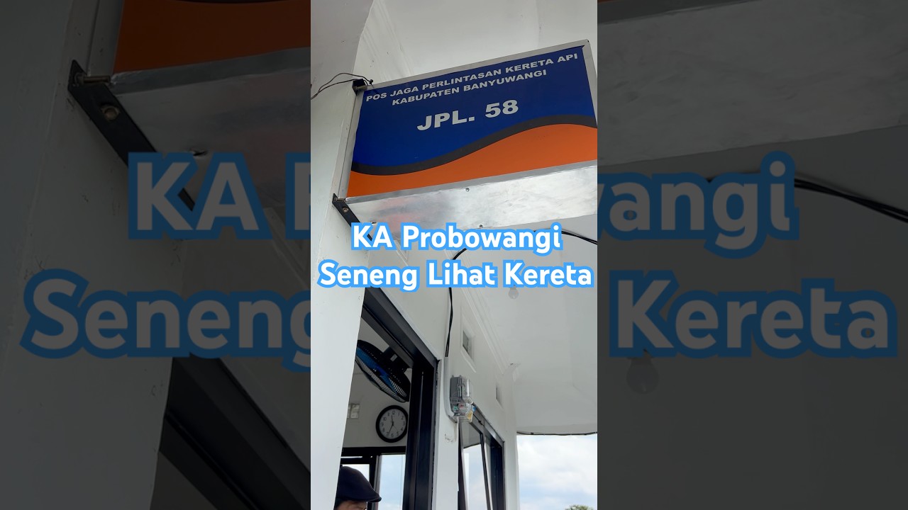 JPL 58 Stasiun Kempit Kali Sepanjang #keretaapi #keretaapiindonesia #kereta