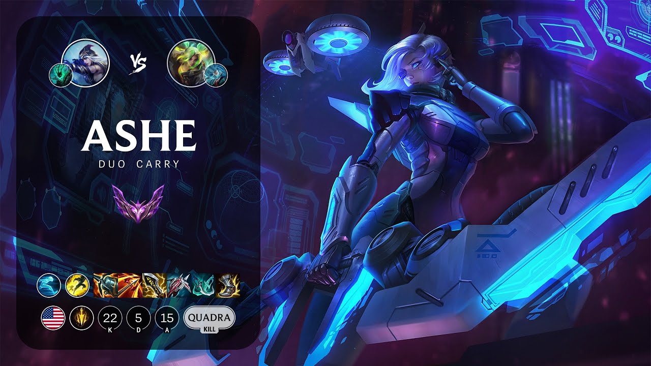 Ashe ADC vs Zeri - NA Master Patch 14.7