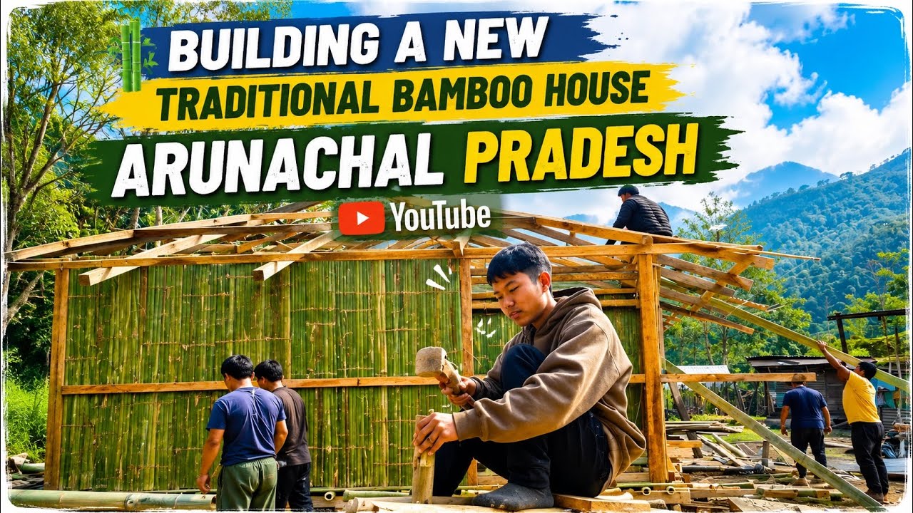 New Garh banane meh help Mom Dad 👨 window frame order Mila hai 💪🏻|Arunachal Pradesh🇮🇳|#villagevlogs 