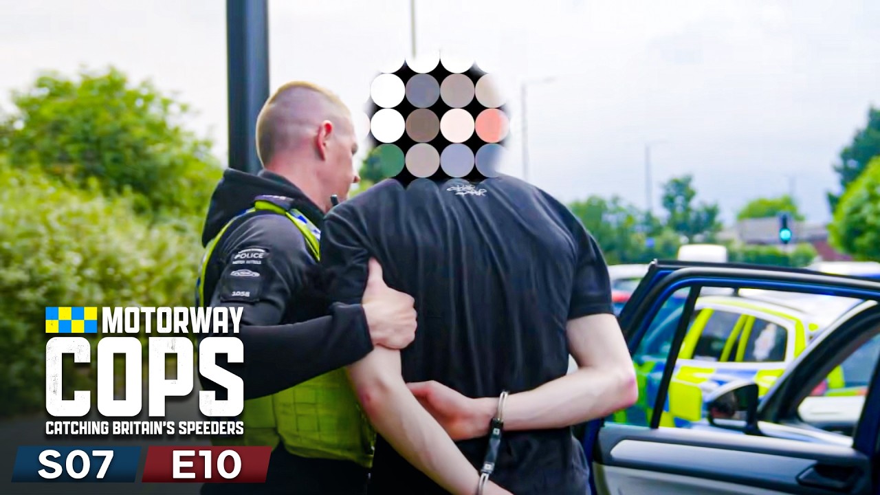 CAR THIEF Crashes Into Traffic While Fleeing Police! | Motorway Cops Season 7 Episode 10
