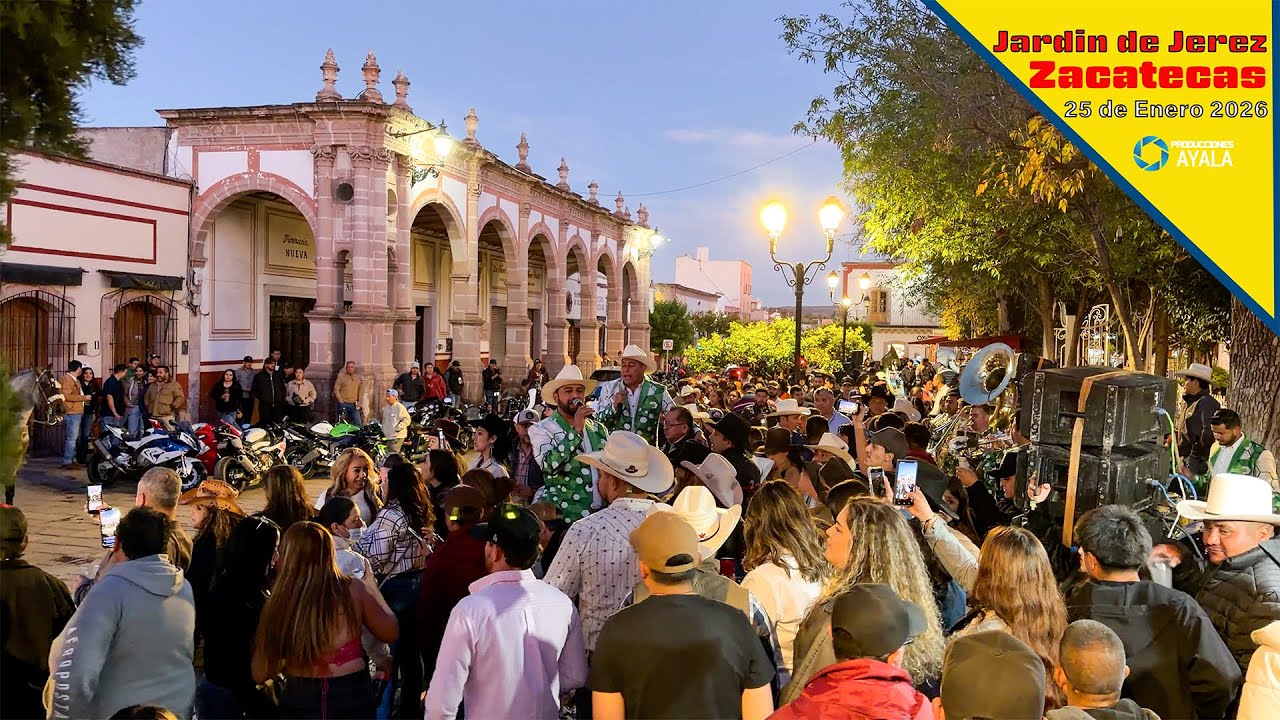 JARDIN DE JEREZ ZACATECAS DOMINGO 25 DE ENERO 2026