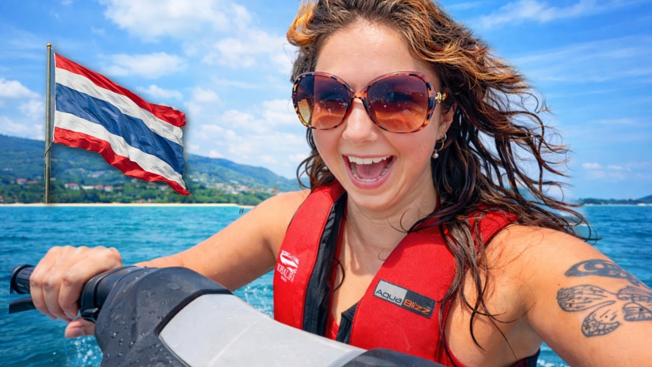 Åker jetski & går på capybara-café 🌱 THAILAND med Erik