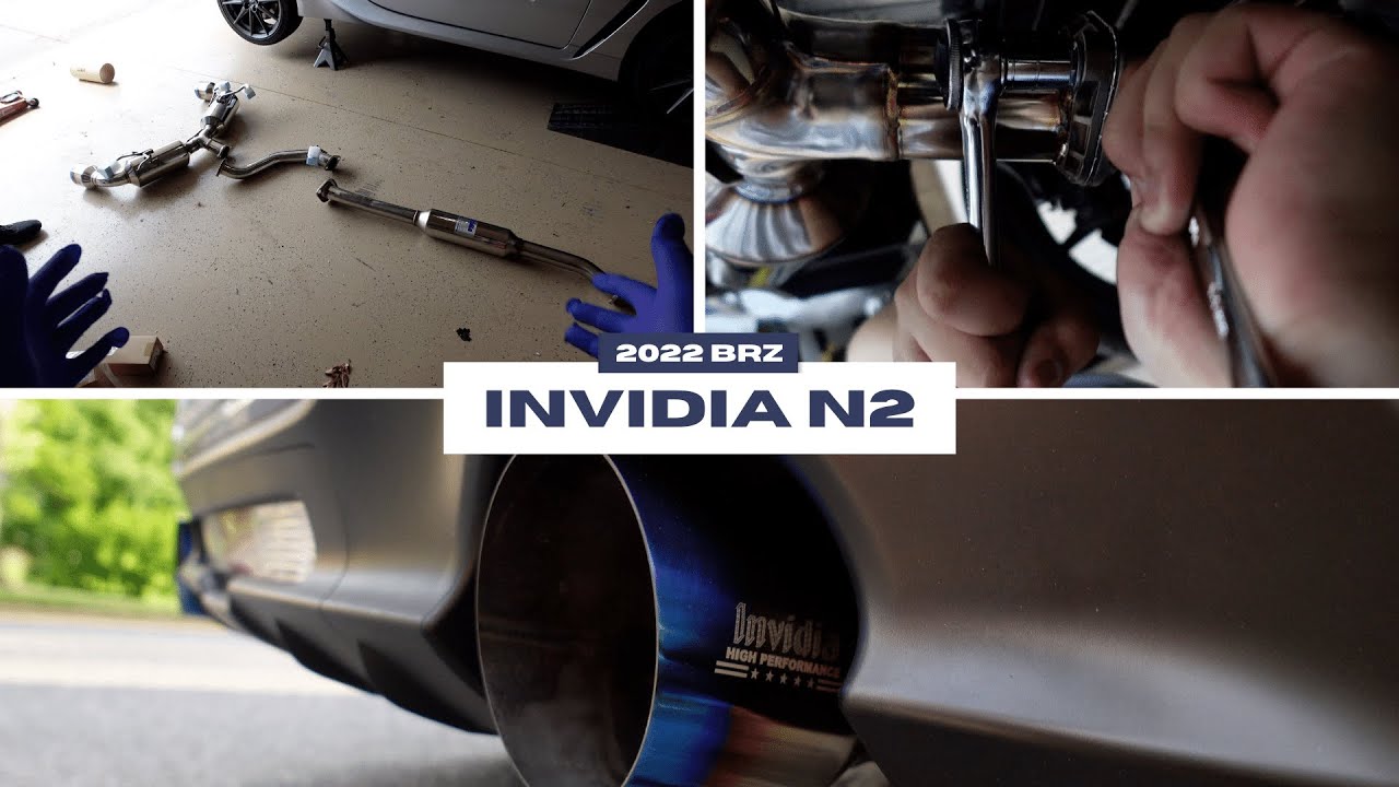 МОЯ ПЕРВАЯ УСТАНОВКА ВЫХЛОПА НА BRZ 2022 ГОДА! - INVIDIA N2