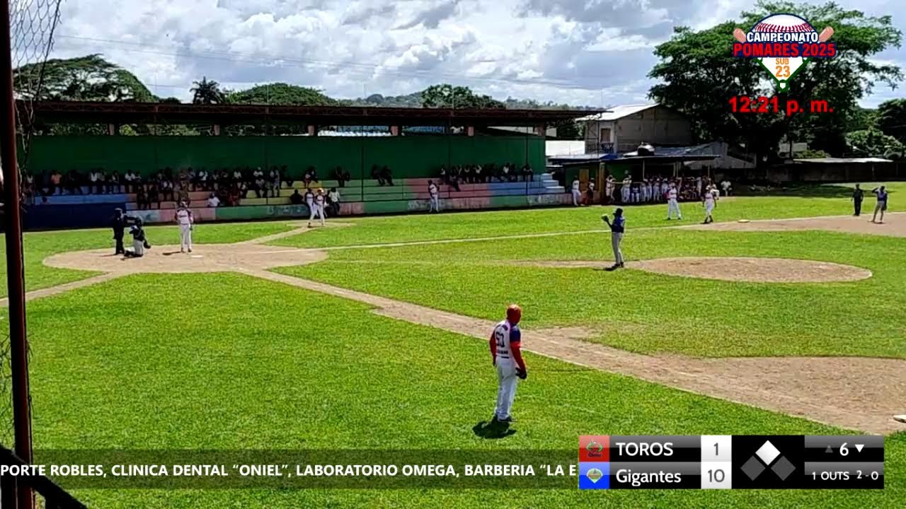 POMARES SUB-23, 2025. SERIE #5 GIGANTES VS TOROS, JUEGO #1