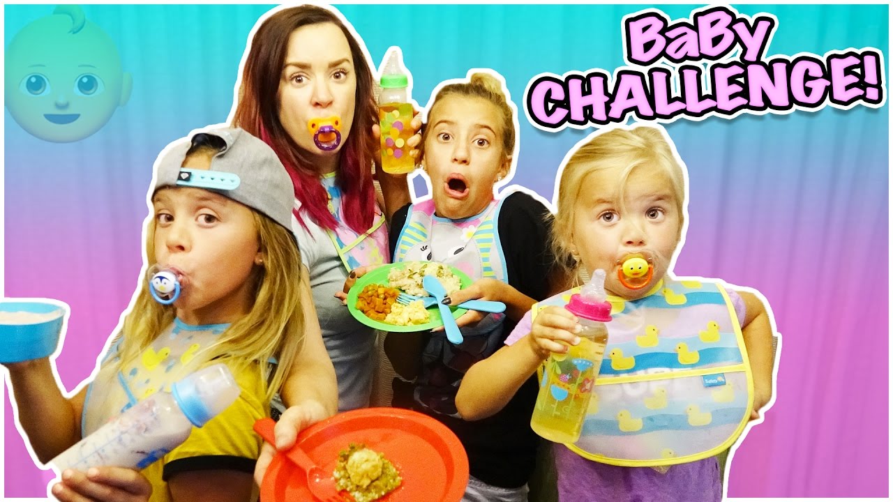 CAN WE MAKE A GOURMET MEAL USING ONLY BABY FOOD?! GROSS CHALLENGE!