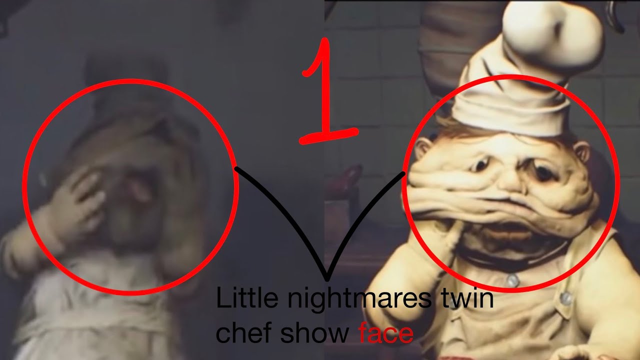 Little nightmares/twin chef real face part 1