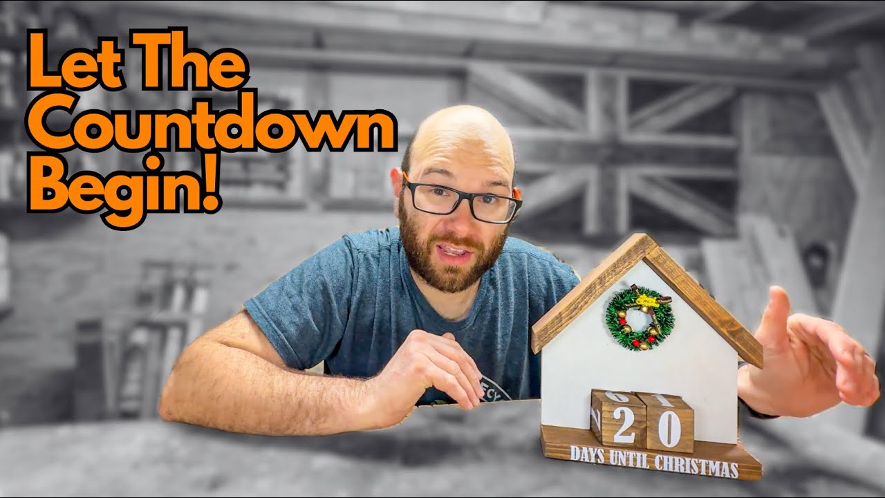 DIY Christmas Countdown Calendar | Festive Scrap Wood Project