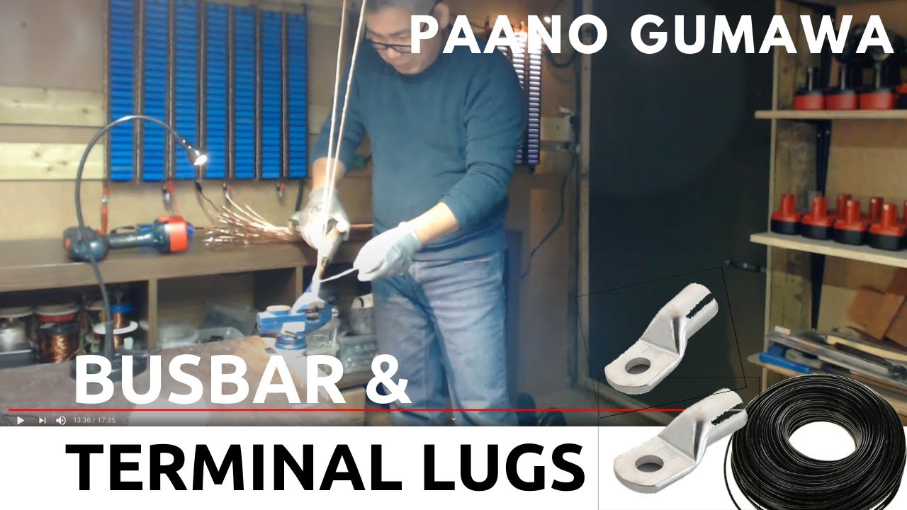 How To Make Busbar  With Terminal Lug (TAGALOG)