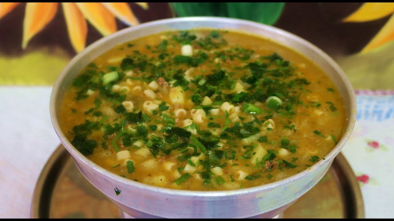SOPA DE LEGUMES COM CARNE MOÍDA E MACARRÃO SUPER FÁCIL E GOSTOSA