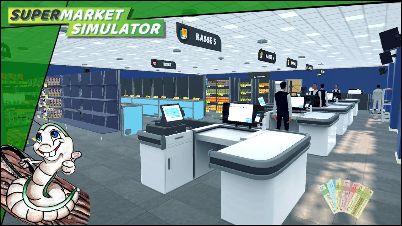 Supermarket Simulator #S3-F069🛍️Mehr Kassen für mehr Kunden