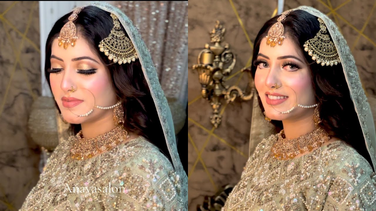 Nikah makeup tutorial #anayasalon4 #makeup #mychannel #makeuptutorial 