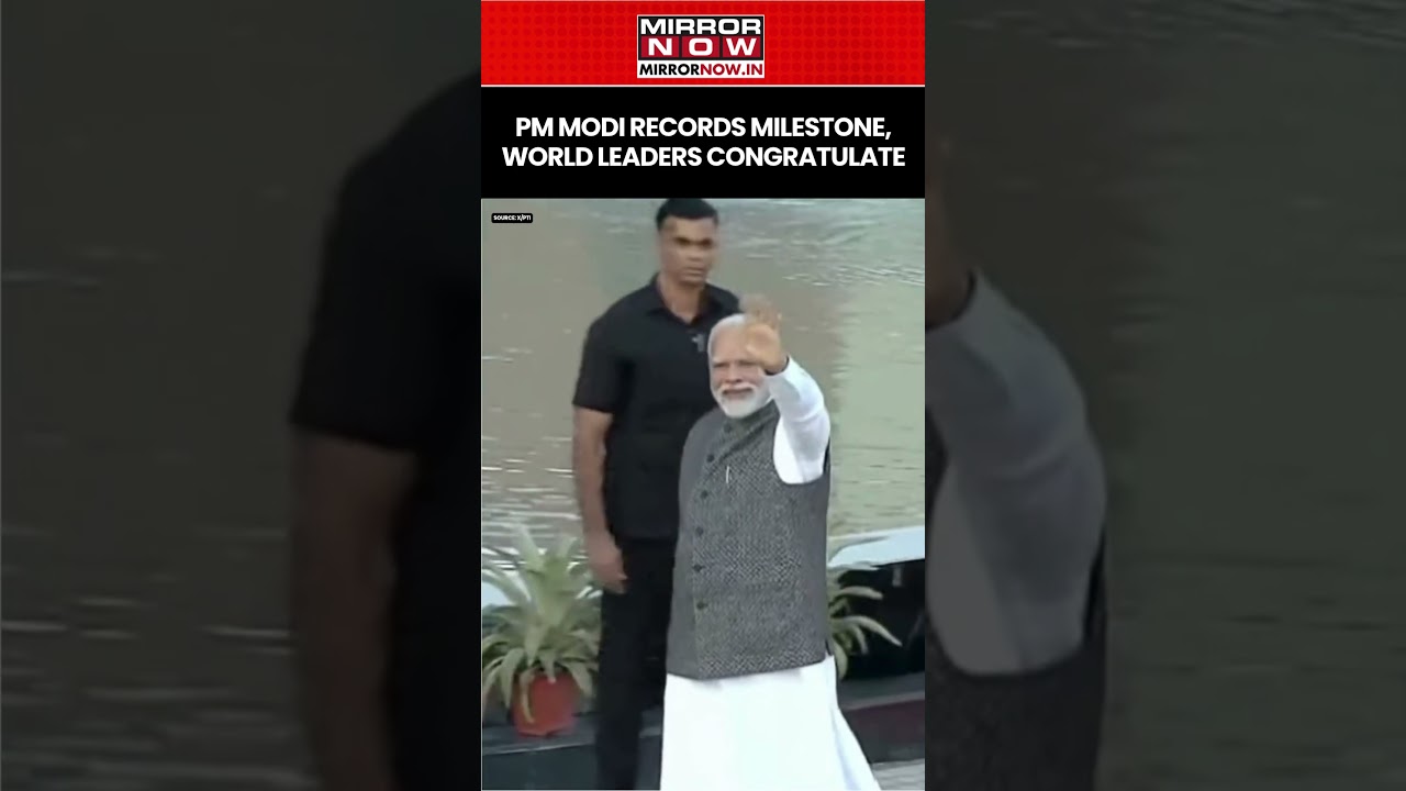Global Leaders Congratulate PM Modi On Becoming Longest-Serving Elected PM #shorts
