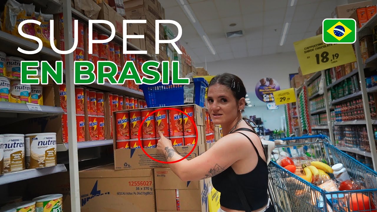 PROBANDO PRODUCTOS DEL SUPER EN BRASIL