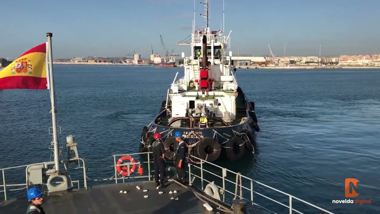 Última recalada en Alicante del emblemático patrullero ‘Infanta Cristina’