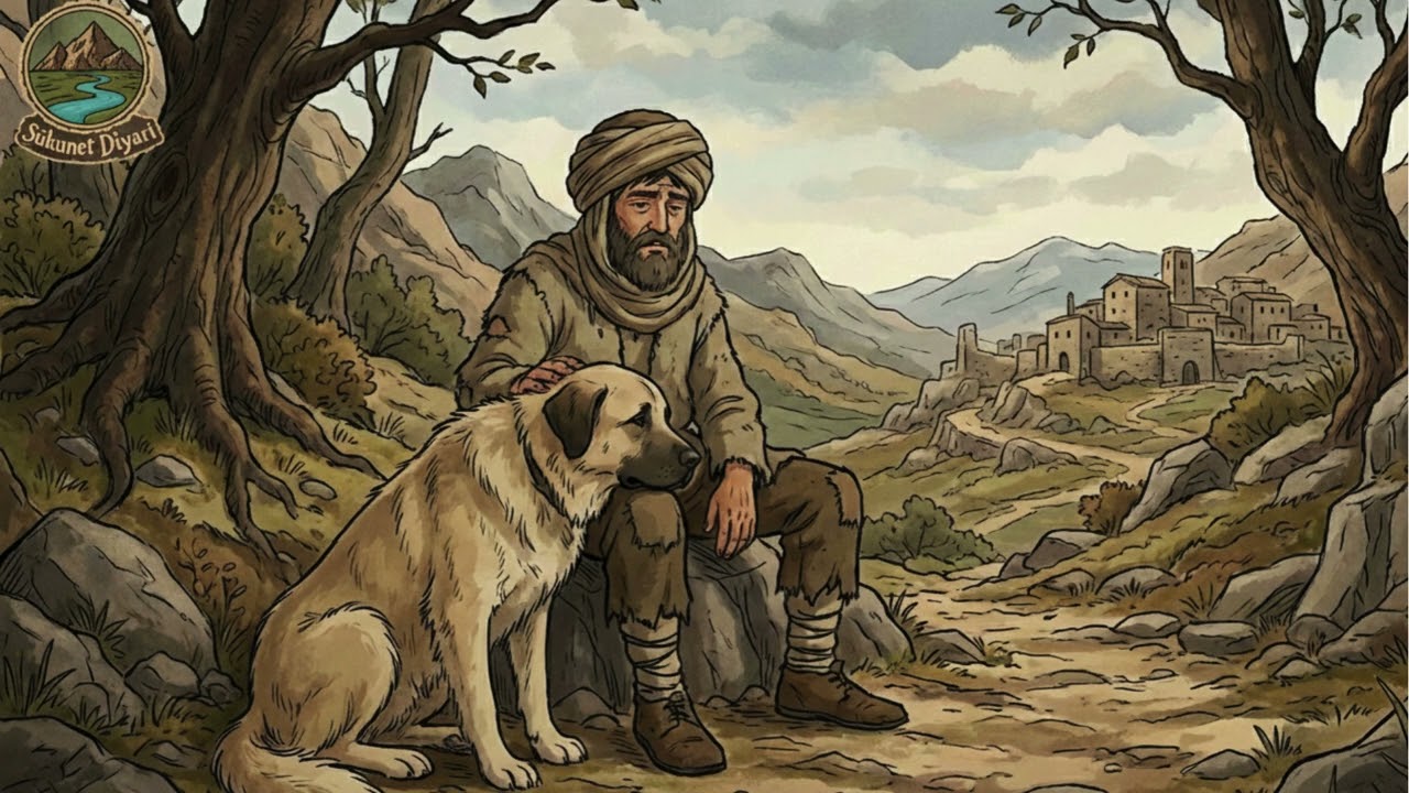 Bir Adam ve  Köpeğinin mükemmel dostluğu