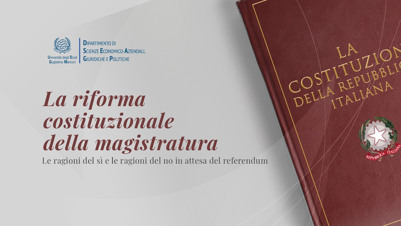 La riforma costituzionale della magistratura