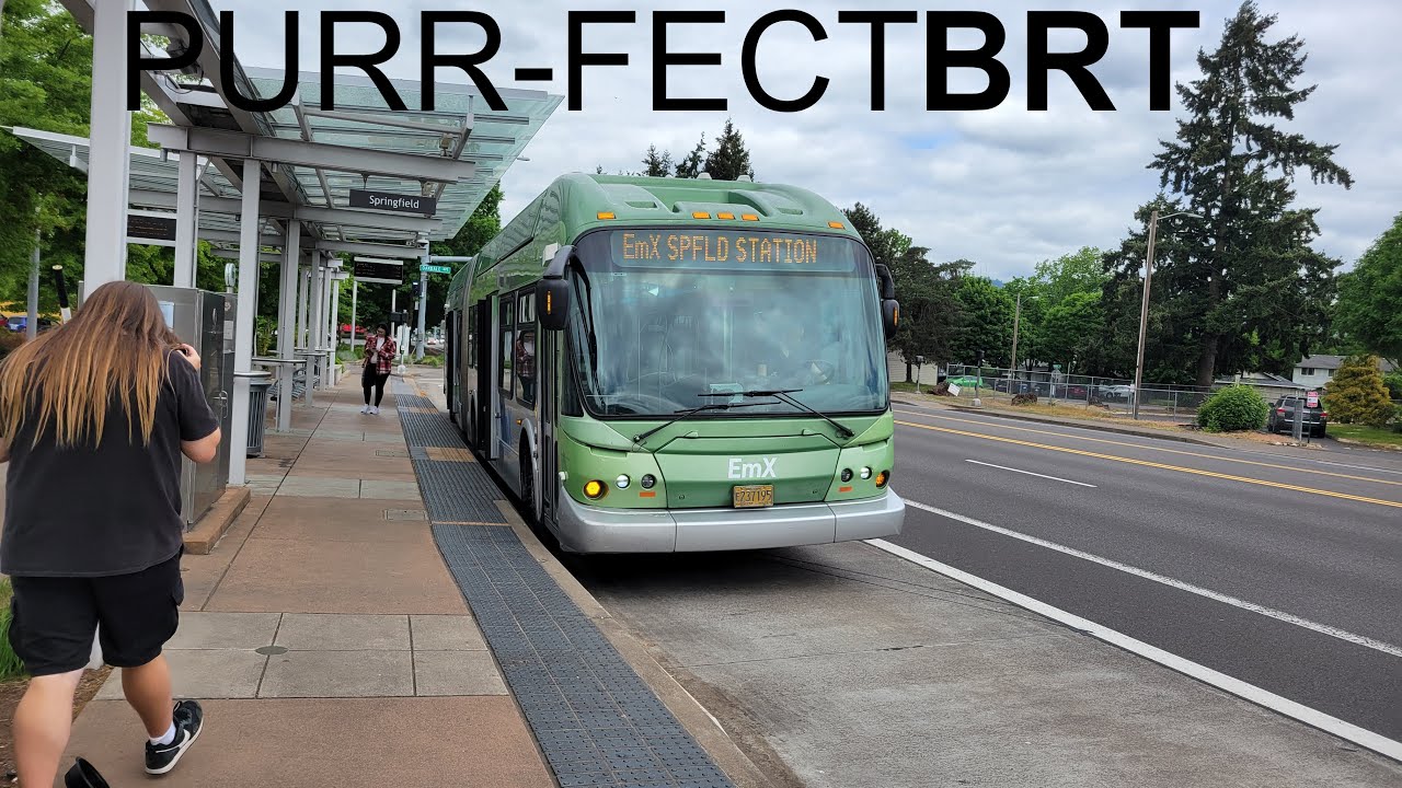 Purr-fect BRT! - Lane Transit District 2006 New Flyer DE60LFA No. 6105 on line EmX