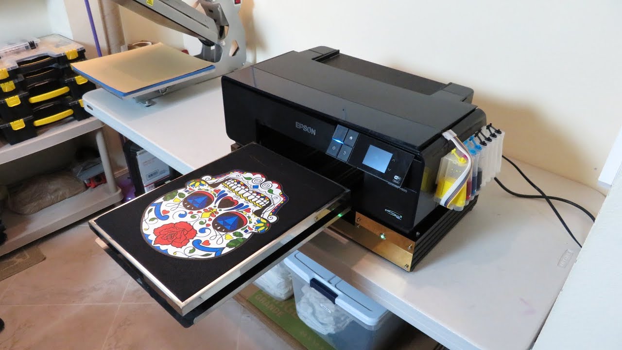 Epson P600 Nikko DTG Printing On Dark T-Shirt