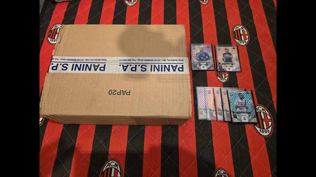 HIT!!! PRZYSZŁA PACZKA Z WŁOSKIEGO PANINI + ZAKUPY NA EBAYU - MAM KOLEJNE KARTY PLATINUM W KOLEKCJI!