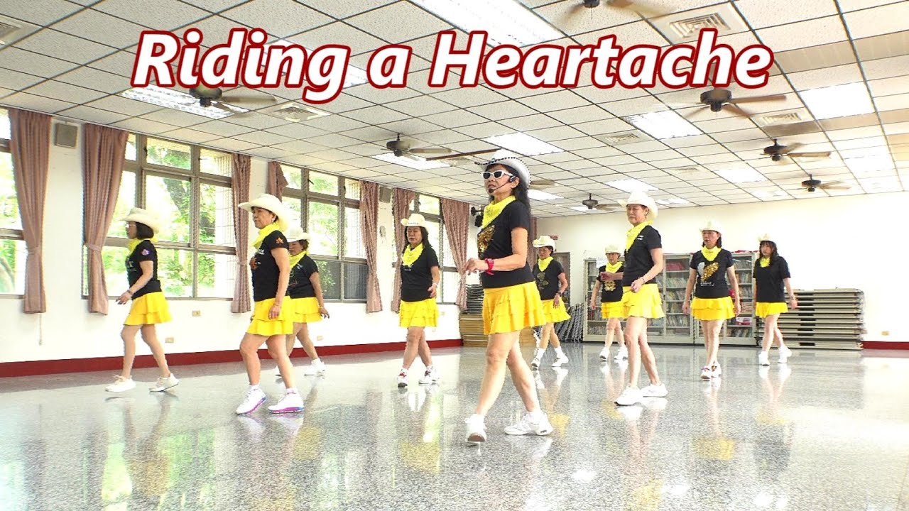 Riding a Heartache│Line Dance by Vikki Morris & Alexis Strong│Demo & Walk Through║傷心酒吧│排舞│含導跳║4K