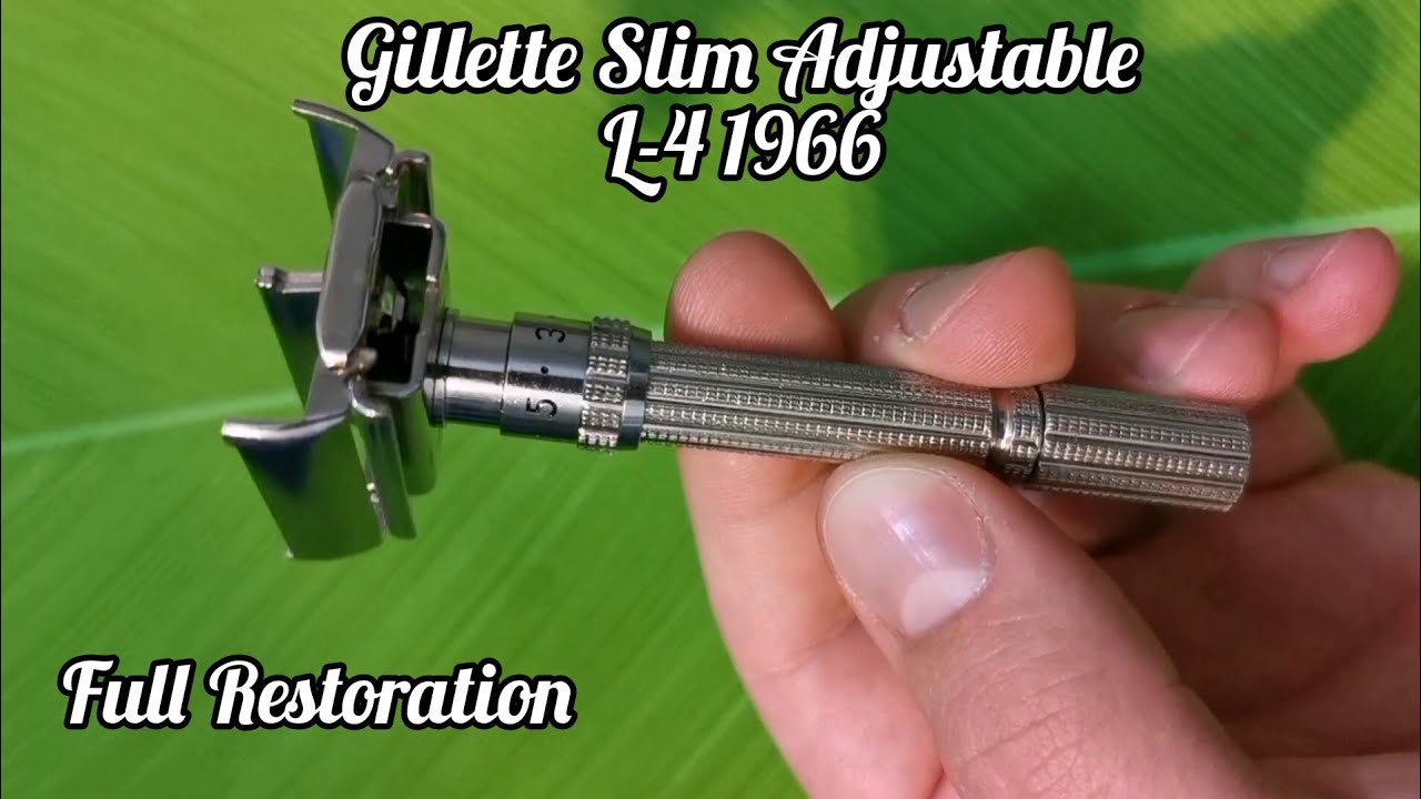 Full Restoration Of A 1966 Gillette Slim Adjustable!