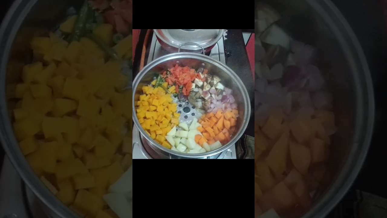 Steam Cooking #healthy #Steamcooking #rice #vegitables #idli