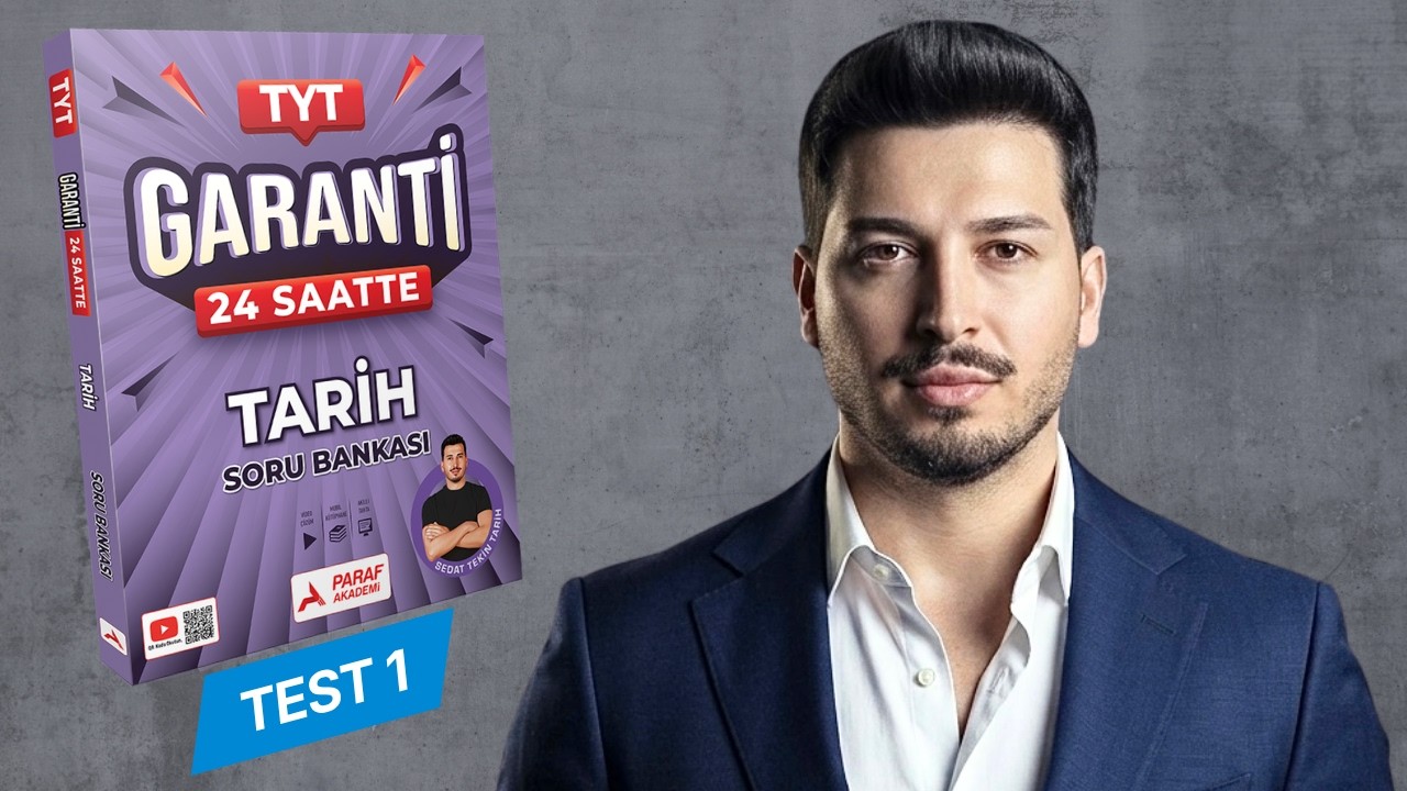 4. İnsanlığın İlk Dönemleri Soru Çözümü | Test - 1 | 24 SAATTE TYT TARİH GARANTİ | SEDAT TEKİN