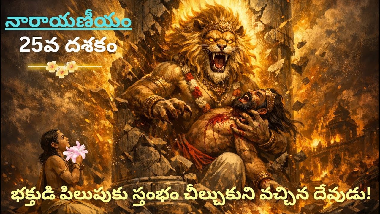 ప్రహ్లాద భక్తికి ప్రత్యక్షమైన పరమాత్మ🦁🦁