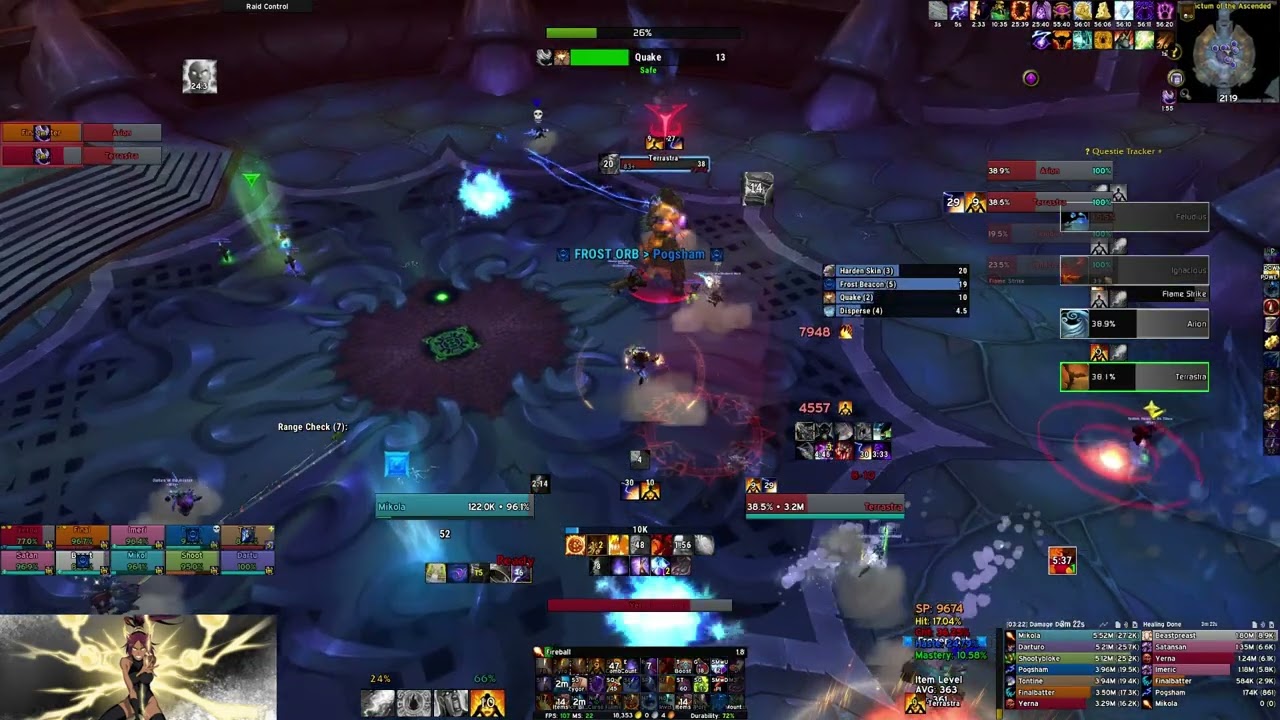 Ascendant Council 10 Man Heroic Cataclysm Classic - Fire Mage PoV