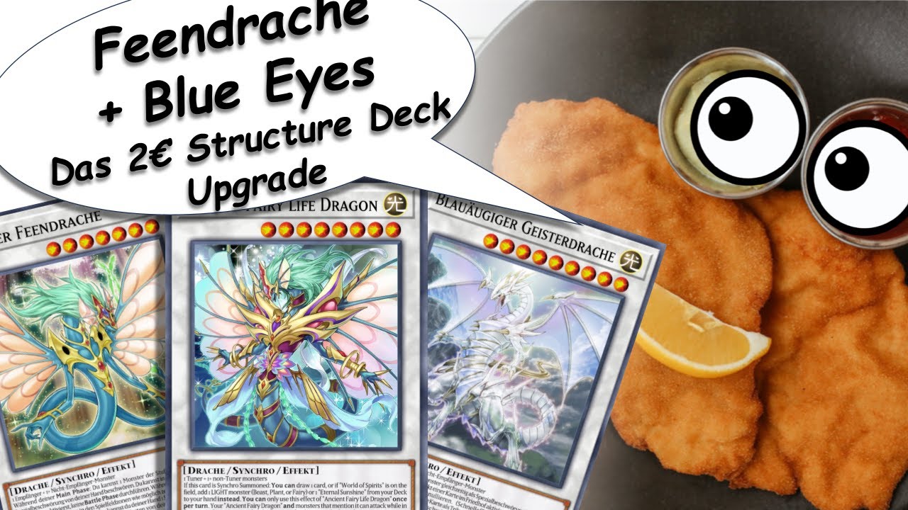 Antiker Feendrache + Blue Eyes Deckprofil inkl. Kombo - Schnitzel Samstag